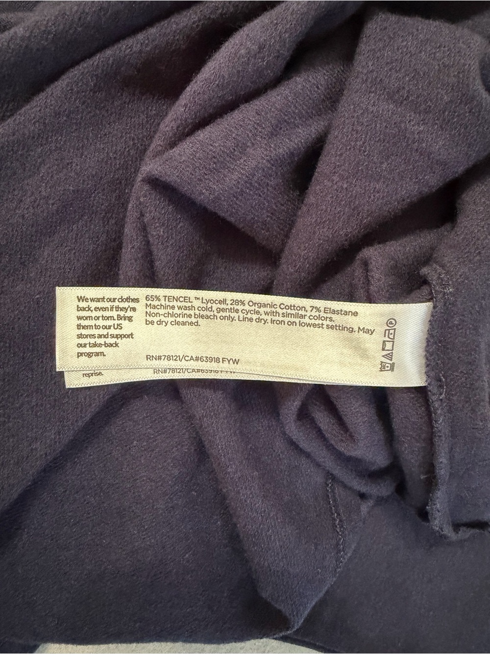 Eileen Fisher Sweater Pullover Medium Women’s Oversized Navy Blue Long Sleeve - Picture 6 of 9